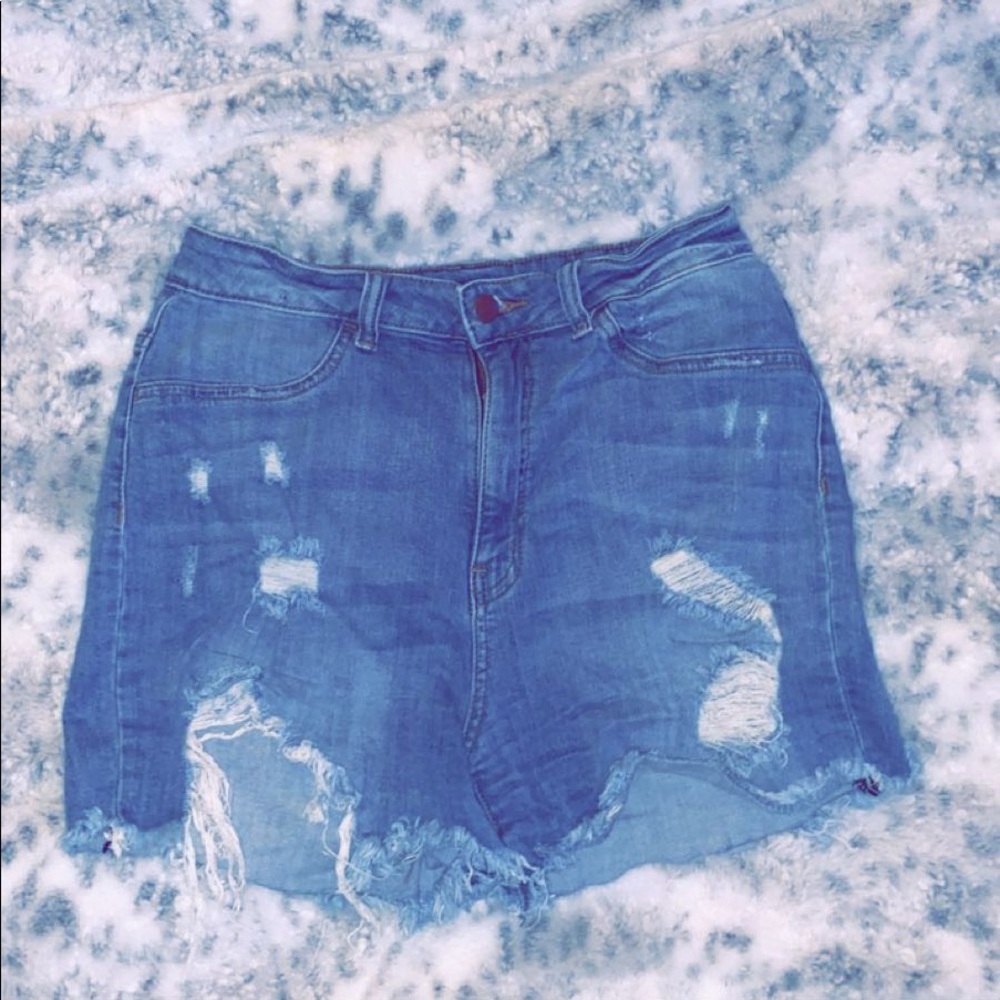 Distressed Shorts